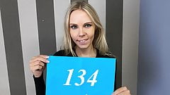 Blonde spreads after photo shoot