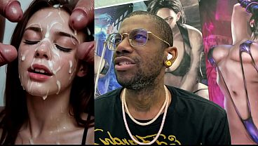 Big Breast Milf Deepthroating Cock, Tight Teen Girl Getting Her Face Completely Cum Covered, Cum Covered Bald Pussy, Lesbian Girl Riding A Strap-On, AI Generated